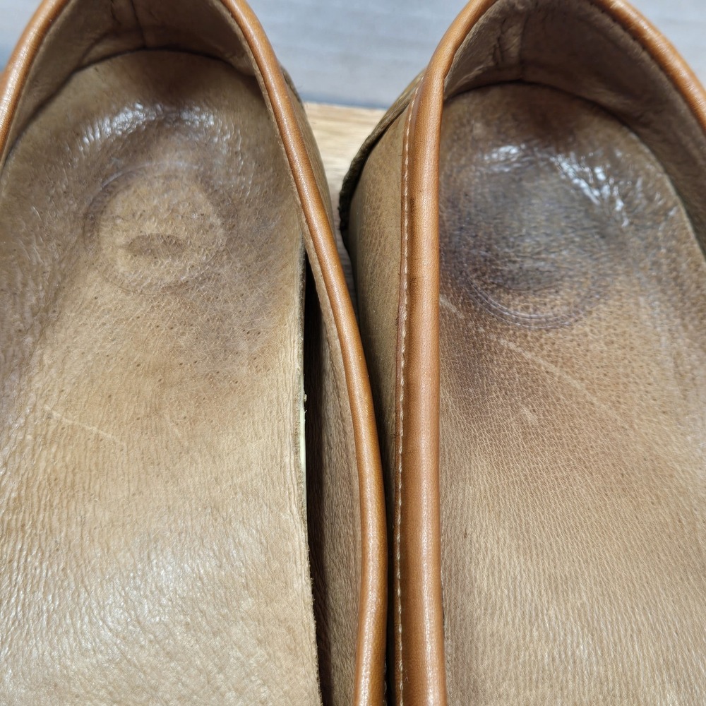 Nurture Brown Leather Slip on Flats Flats Size 6M Super Comfortable - Picture 4 of 16